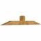 Ekena Millwork Portland Rough Sawn Timber Gable Bracket, Western Red Cedar, 84"W x 14"H x 6"D x 6"F, 4/12 Pitch GBW084X14X0606POR00RWR - alternate 2